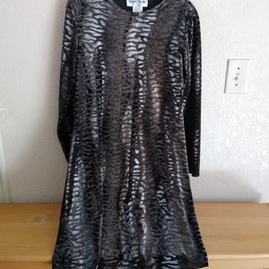 Faux Fur Dress